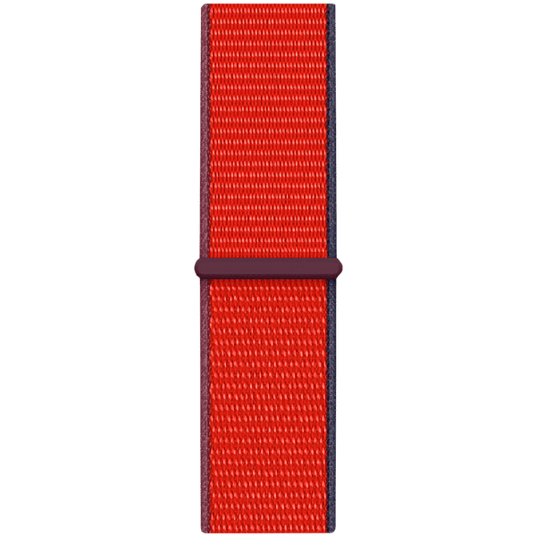 Apple Woven Nylon Sport Strap for Apple (44mm) (Soft, Breathable & Lightweight, (Product)Red)_1
