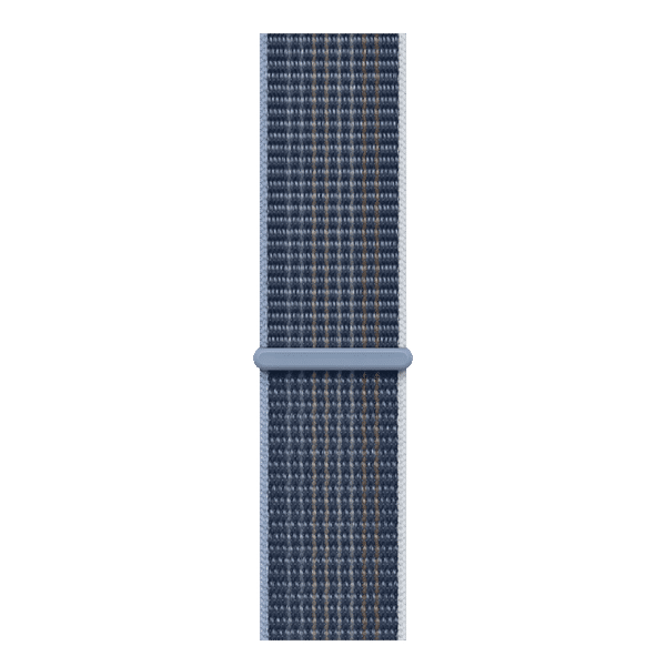 Apple Woven Nylon Sport Loop for Apple (42mm / 44mm / 45mm / 49mm) (Soft, Breathable & Lightweight, Storm Blue)_1