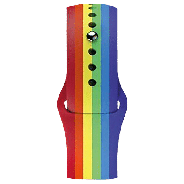 Noise Pride Edition Silicone & TPU Strap for Noise ColorFit & NoiseFit (22mm) (Durability & Comfort, Rainbow)_1