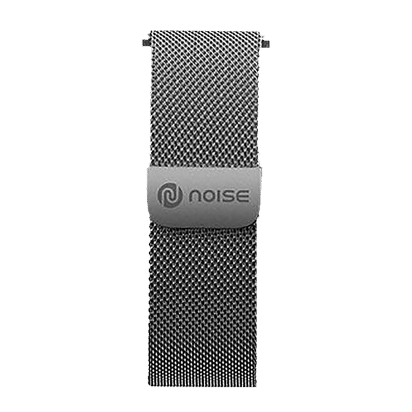 Noise Metallic Link Stainless Steel Magnetic Strap for Noise ColorFit & NoiseFit (22mm) (Durability & Comfort, Metal Grey)_1