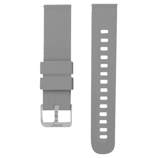 Inbase IB-1803 Silicone Strap for Smart Watch (20mm) (Durable & Strong, Grey)_1