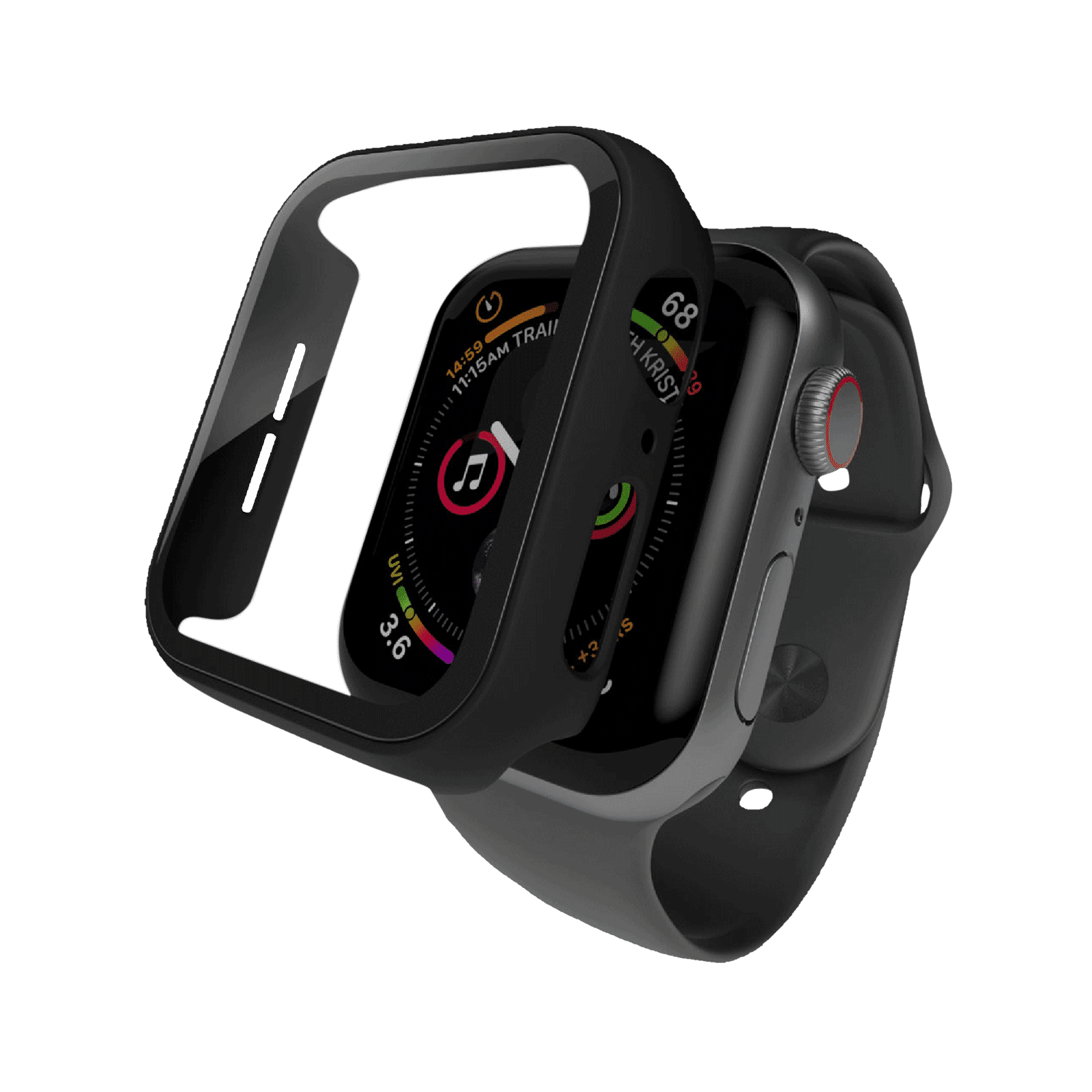 Silicone Soft Touch Magnetic Link Band for Apple Watch
