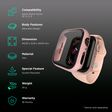 Hyphen DEFENDR TPU Bumper Case for Apple Watch Series SE, 4, 5 & 6 (40mm) (Touch Sensitive Tempered Glass, Rose Gold)_2
