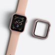Hyphen DEFENDR TPU Bumper Case for Apple Watch Series SE, 4, 5 & 6 (40mm) (Touch Sensitive Tempered Glass, Rose Gold)_4
