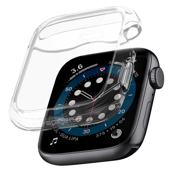 Spigen Ultra Hybrid TPU & Polycarbonate Case for Apple Watch Series SE 2, SE, 6, 5 & 4 (40mm) (Shock-Absorbent Layer, Crystal Clear)_1