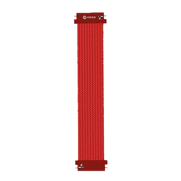 Noise Uni Weave Woven Nylon Strap for Noise ColorFit & NoiseFit (22mm, L) (Water & Sweat Resistance, Berry Red)_1