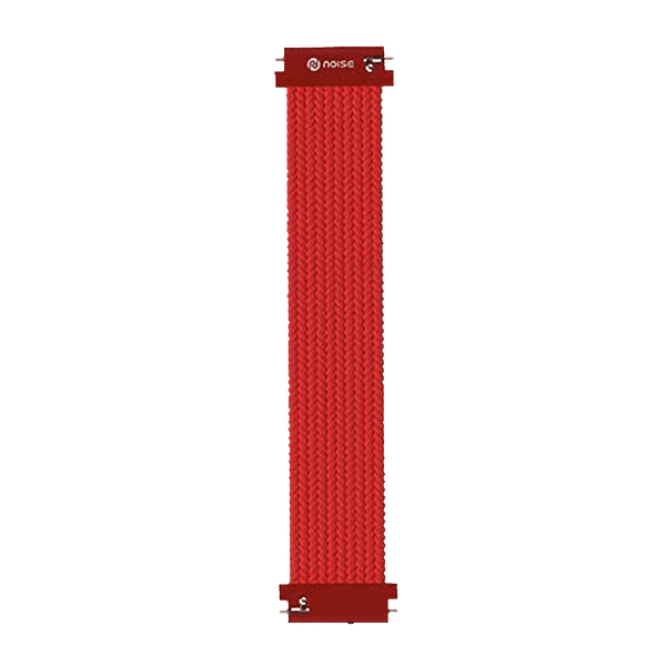 Noise Uni Weave Woven Nylon Strap for Noise ColorFit & NoiseFit (22mm, XS) (Water & Sweat Resistance, Berry Red)_1