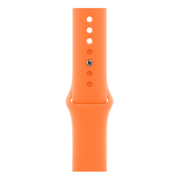 Apple Fluoroelastomer Sport Band for Apple (42mm / 44mm / 45mm / 49mm) (Durable & Strong, Bright Orange)_1