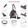 AGARO Ace 1600 Watts Wet and Dry Vacuum Cleaner (21 Litres Tank, Silver and Black)_4
