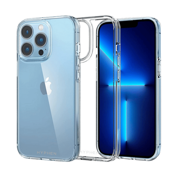 Hyphen AIRE Screen Protector & TPU Back Cover Combo for Apple iPhone 13 Pro (Supports Wireless Charging, Clear)_1