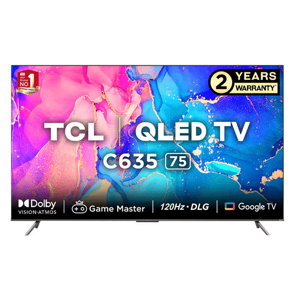 TCL C Series 190.5 cm (75 inch) 4K Ultra HD QLED Smart Android TV with Voice Assistance (2022 model)_1