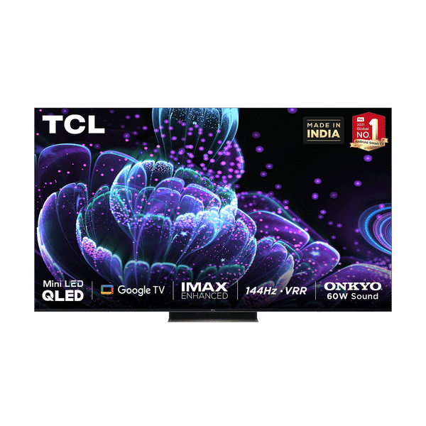 TCL C835 165 cm (65 inch) 4K Ultra HD QLED Smart Android TV with Google Assistant (2022 model)_1