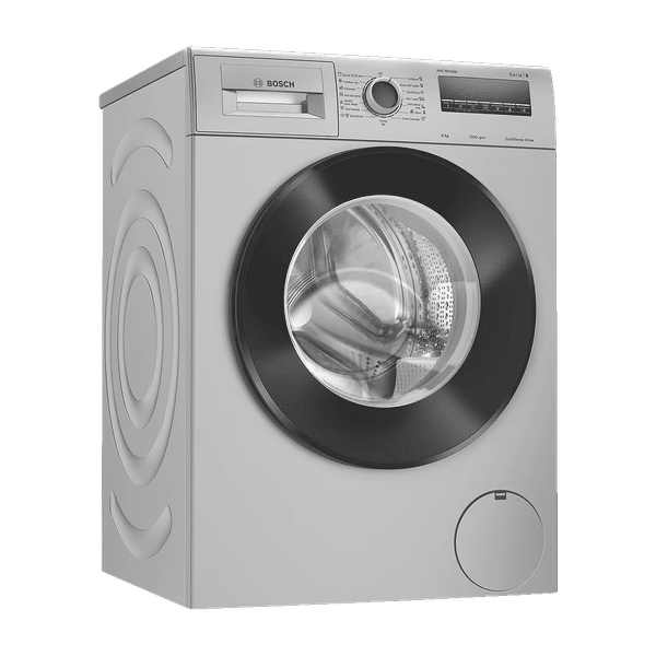 BOSCH 8 kg 5 Star Fully Automatic Front Load Washing Machine (Series 6, WAJ2426GIN, Reload Function, Silver)_1