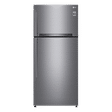 LG 506 Litres 1 Star Frost Free Double Door Refrigerator with Stabilizer Free Operation (GN-H702HLHM.APZQEBN, Platinum Silver)_1