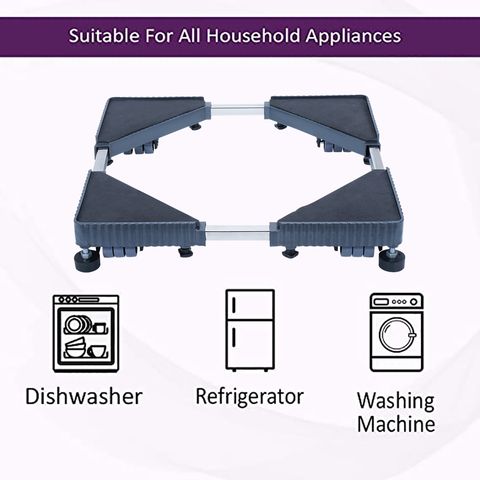 Buy Croma 24 Wheel Trolley Stand for Washing Machine and Refrigerator ...