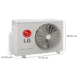 LG 6 in 1 Convertible 1 Ton 5 Star AI Dual Inverter Split AC with 4-Way Swing (2023 Model, Copper Condenser, RS-Q14ANZE)_4