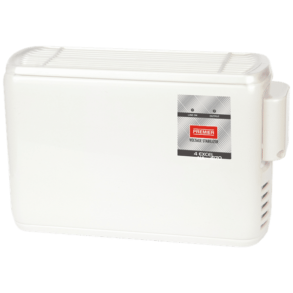 Premier 4KVA Excel Voltage Stabilizer For Up to 1.5 Ton Air Conditioner (200-250 V, Thermal Protection, 169915, White)_1