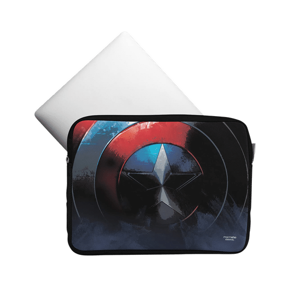 macmerise Grunge Cap Shield Neoprene Laptop Sleeve for 15 Inch Laptop (Water Resistant, Multi Color)_1