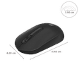PORTRONICS Toad 13 Wireless Optical Mouse (1200 DPI, Contoured Design, Black)_3