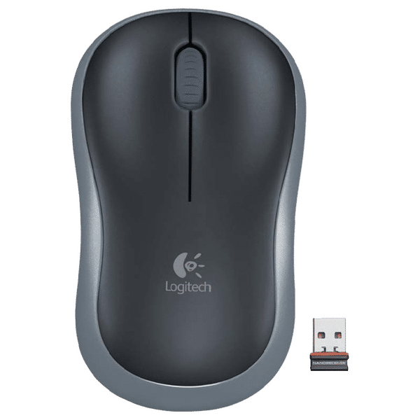 logitech M185 Wireless Optical Mouse (1000 DPI, Plug & Play, Grey)_1