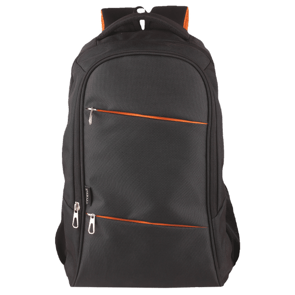 Croma Nova Polyester Laptop Backpack for 15.6 Inch Laptop (21.7 L, Cushioned Compartment, Black)_1