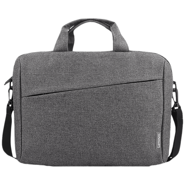 Lenovo Toploader T210 Polyester Laptop Sling Bag for 15.6 Inch Laptop (Water Repellent, Grey)_1