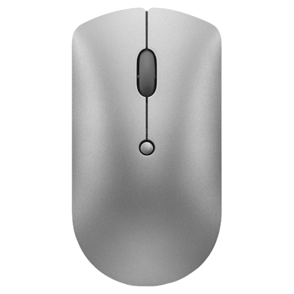 Lenovo 600 Wireless Optical Mouse with Silent Click Buttons (2400 DPI, Portable, Iron Grey)_1