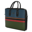 Dr. Vaku MILAN Stripey Vegan Leather Laptop Sling Bag for 13 & 14 Inch Laptop (Water Resistant, Multi Color)_4