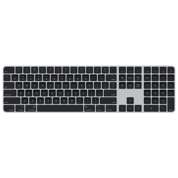 Apple Rechargeable Bluetooth Wireless Keyboard with Number Pad (Touch ID, Black)_1