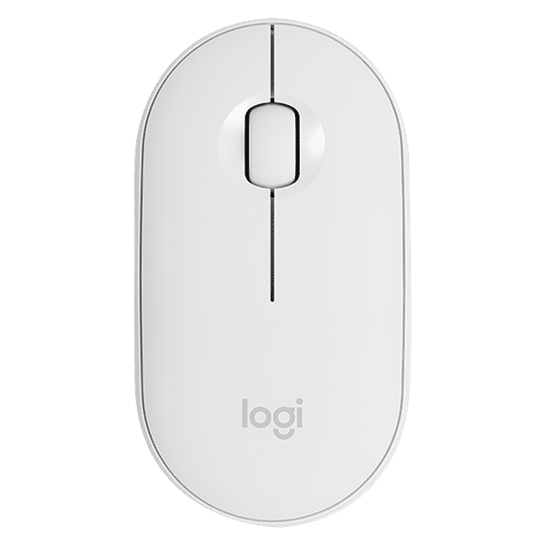 logitech Pebble Wireless Optical Mouse with Silent Click Buttons (1000 DPI, Ultra Portable, Off White)_1