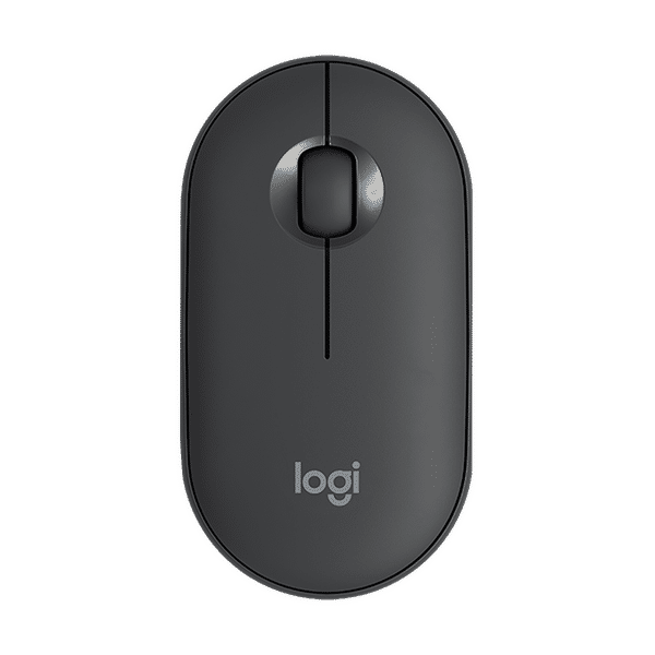 logitech Pebble Wireless Optical Mouse with Silent Click Buttons (1000 DPI, Ultra Portable, Graphite)_1
