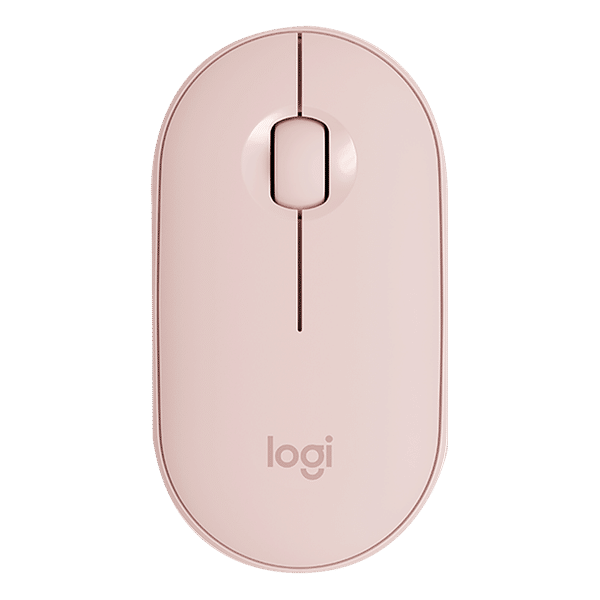 logitech Pebble Wireless Optical Mouse with Silent Click Buttons (1000 DPI, Ultra Portable, Rose)_1