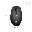 HP 6CR71AA Wireless Optical Mouse with Customizable Buttons (3600 DPI, Dual Connectivity, Black)_3