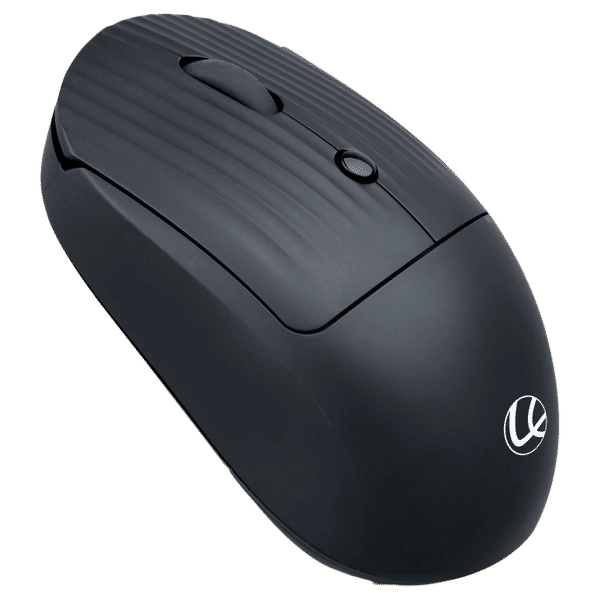 LAPCARE Safari 006 Wireless Optical Gaming Mouse with Silent Click Buttons (1600 DPI, Ergonomic Design, Black)_1