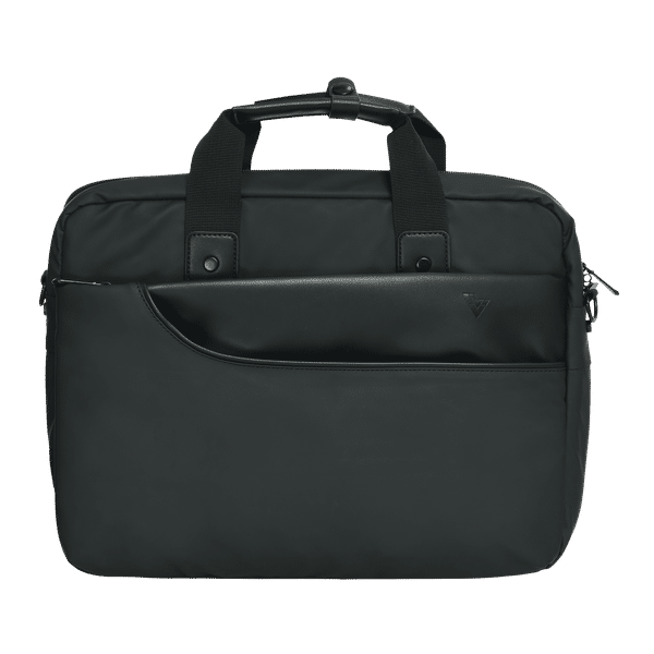 Dr. Vaku CALISTA Polyester Laptop Sling Bag for 13 & 14 Inch Laptop (Water Resistant, Black)_1