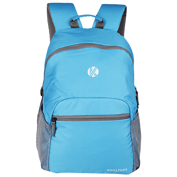 KOOLTOPP Classic Polyester Laptop Backpack for 15 Inch Laptop (24 L, Water Resistant, T.Blue)_1