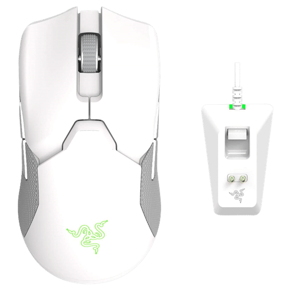 RAZER Viper Ultimate Rechargeable Wireless Optical Gaming Mouse (20000 DPI, Lightsync RGB, Mercury)_1