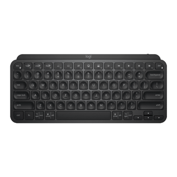 logitech MX Keys Mini Rechargeable Bluetooth Wireless Keyboard with Multi Device Connectivity (Hand Proximity Sensors, Graphite)_1