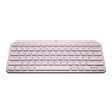 logitech MX Keys Mini Rechargeable Bluetooth Wireless Keyboard with Multi Device Connectivity (Ambient Light Sensors, Rose)_4