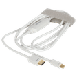 ultraprolink Mini DisplayPort to HDMI Type A Cable (24k Gold-plated, White)_4