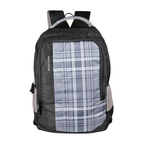 KOOLTOPP Beatle Polyester Laptop Backpack for 15.6 Inch Laptop (30 L, Water Resistant, Black)_1