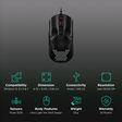HyperX Pulsefire Haste Wired Optical Gaming Mouse with Customizable Buttons (16000 DPI, Ultra-Light Hex Shell Design, Black)_2