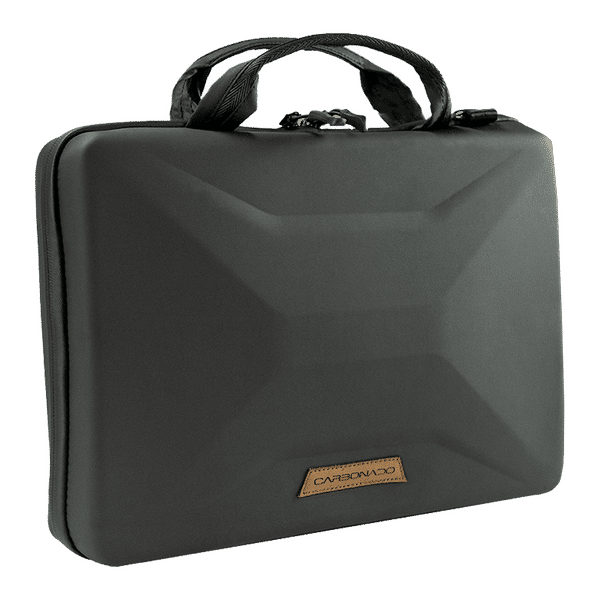 Carbonado Nova Pro Fabric Laptop Sling Bag for 14 Inch Laptop (Water Repellent, Black)_1