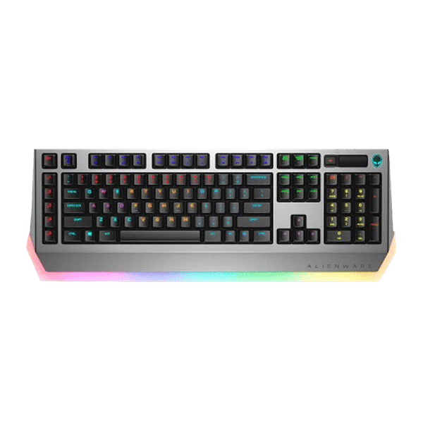 DELL Alienware Pro Mechanical AW768 Wired Gaming Keyboard with Backlit Keys (Dedicated Volume Roller, Black)_1