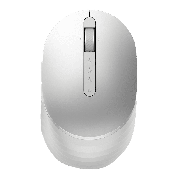 DELL MS7421W Rechargeable Wireless Optical Performance Mouse with Type C Adapter (1600 dpi, Ergonomic Design, Platinum silver)_1