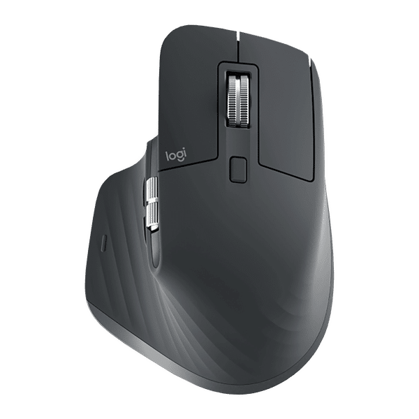 logitech MX Master 3S Rechargeable Wireless Laser Performance Mouse with Thumb Wheel (8000 DPI Adjustable, Multi Device Connectivity, Graphite)_1