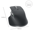 logitech MX Master 3S Rechargeable Bluetooth Wireless Laser Performance Mouse with Thumb Wheel (8000 DPI Adjustable, Multi Device Connectivity, Graphite)_3