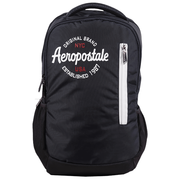 AEROPOSTALE Adventure Polyester Laptop Backpack(30 L, Waterproof, Black)_1
