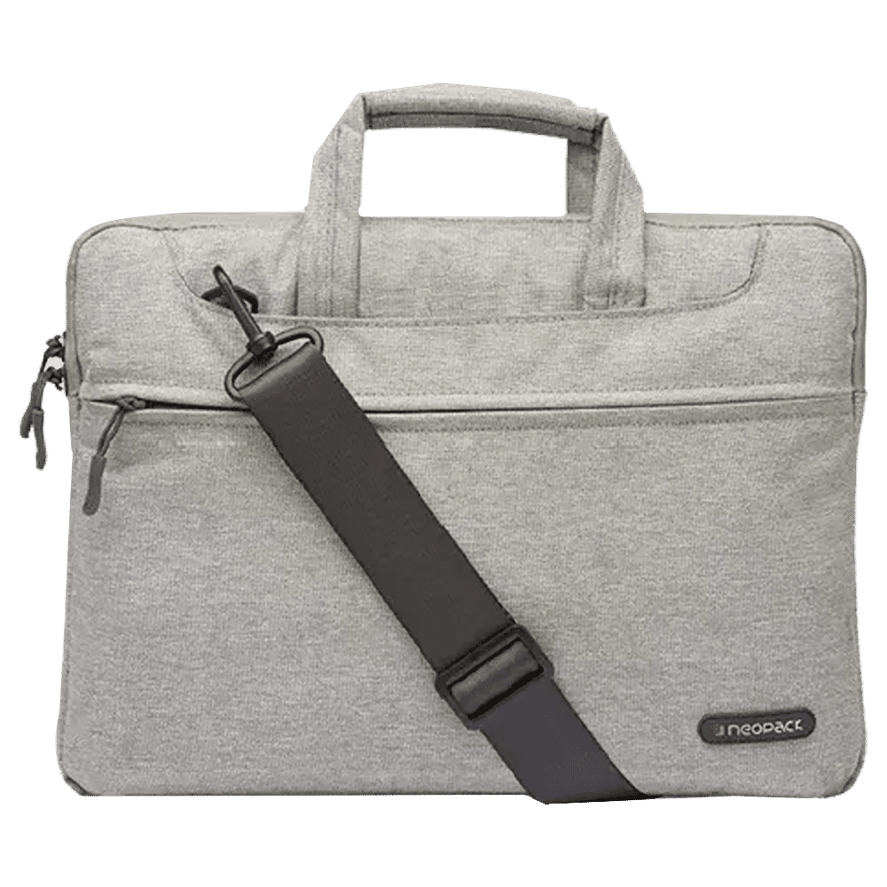Croma Sleek Messenger PU Fabric Laptop Bag with Detachable Shoulder Strap  (CRXL5210, Black) : Amazon.in: Computers & Accessories