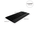 logitech G213 Prodigy Wired Gaming Keyboard with Backlit Keys (Spill Resistant, Black)_3